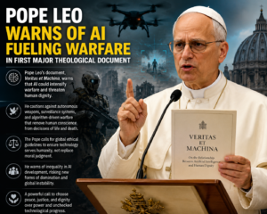 Pope Leo Warns of AI Fueling Warfare in First Major Theological Document